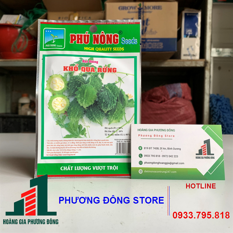 Combo 5-10 gói hạt giống Khổ qua rừng siêu trái, sinh trưởng tốt