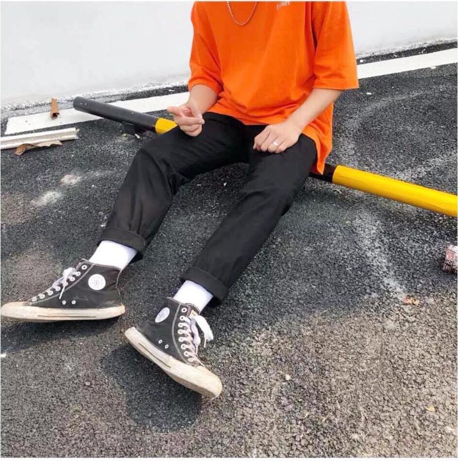 Quần kaki baggy basic pants