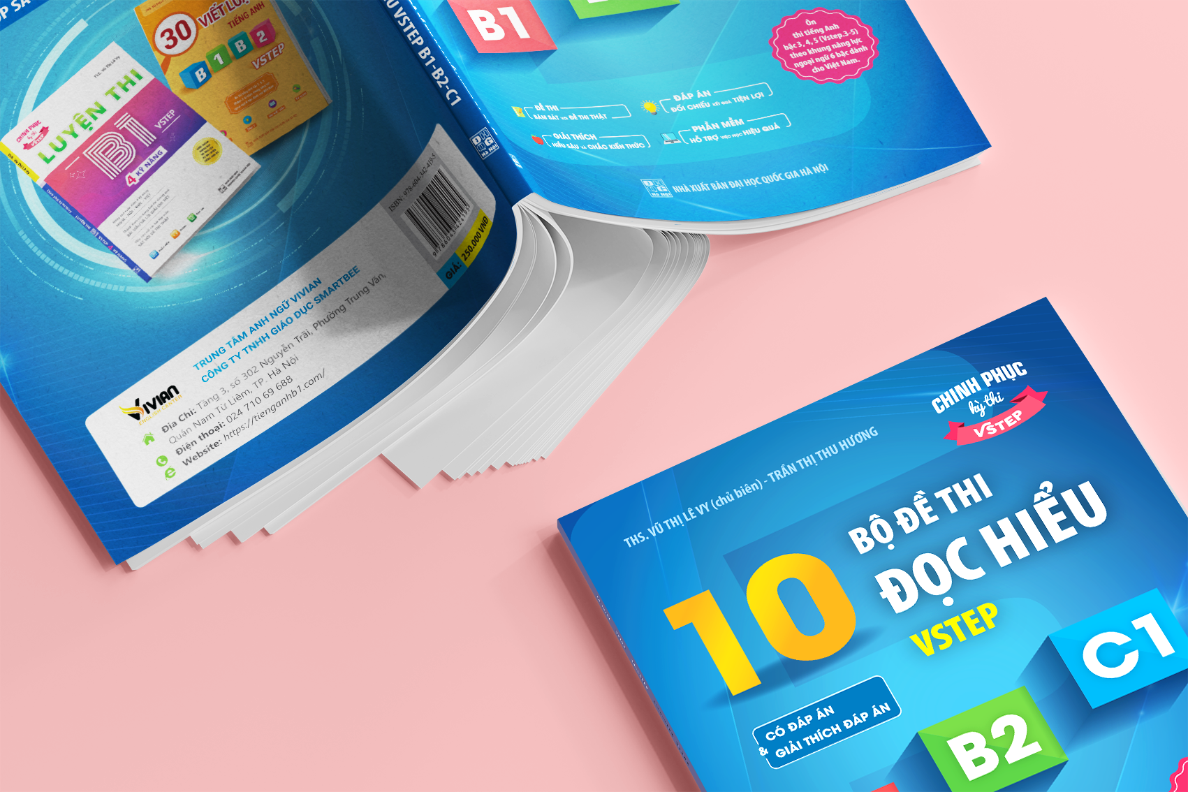 Sách 10 bộ đề thi Đọc hiểu Vstep B1-B2-C1 |Ôn thi TOEFL iBT reading, Vstep reading