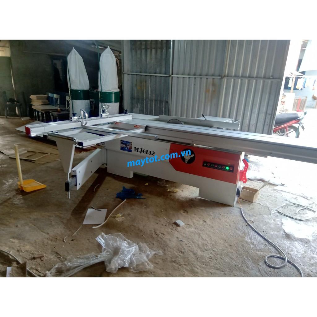 Máy cưa bàn trượt 2 lưỡi giá rẻ