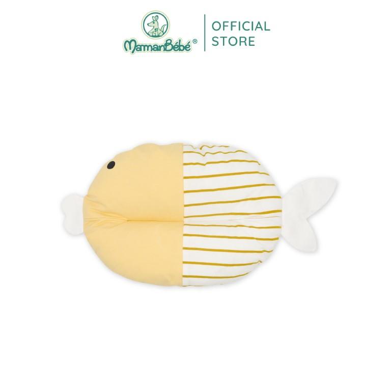 Gối sơ sinh nhân đôi vỏ gối La Pomme Baby Fish