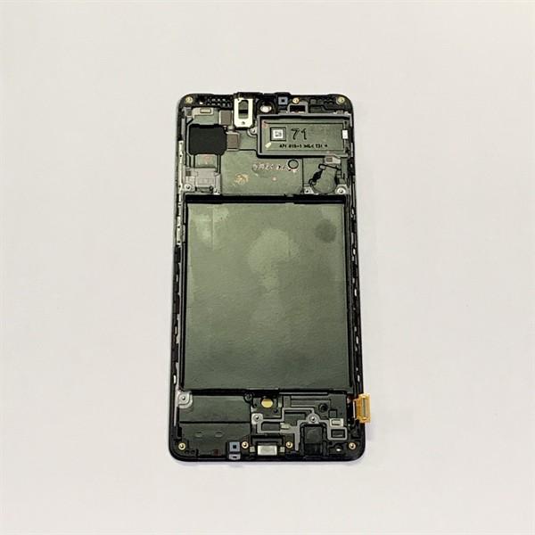 Màn hình thay thế cho Samsung A71/A715 Oled 2iC liền khung ĐEN loại giọt nước phôi nhỏ (có vân tay)