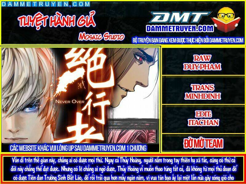 tuyệt hành giả (never over) chapter 9 1