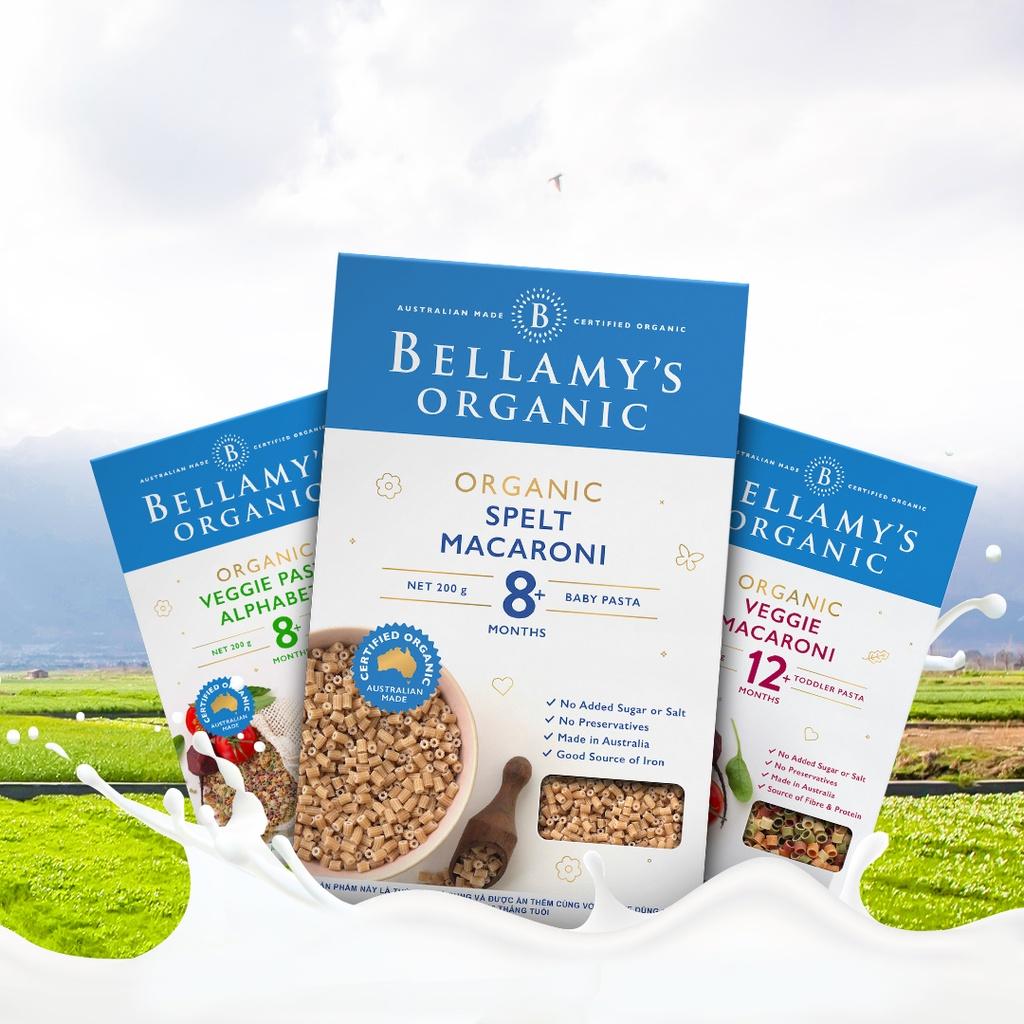 Nui Dinh Dưỡng Hữu Cơ Hình Ống Từ Lúa Mì Bellamy's Organic