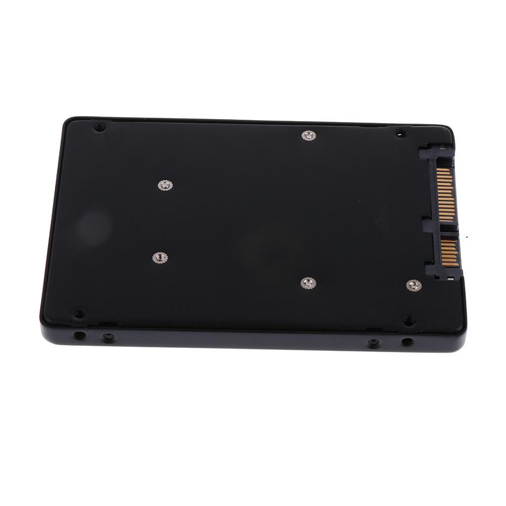 MSATA SSD to 2.5" SATA3 Adapter Card with Case 7mm Thickness for PC