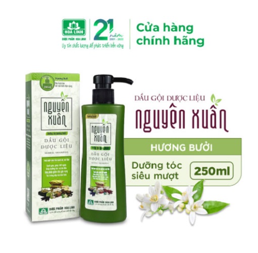 Dầu gội dược liệu Nguyên Xuân Dưỡng tóc Hương Bưởi