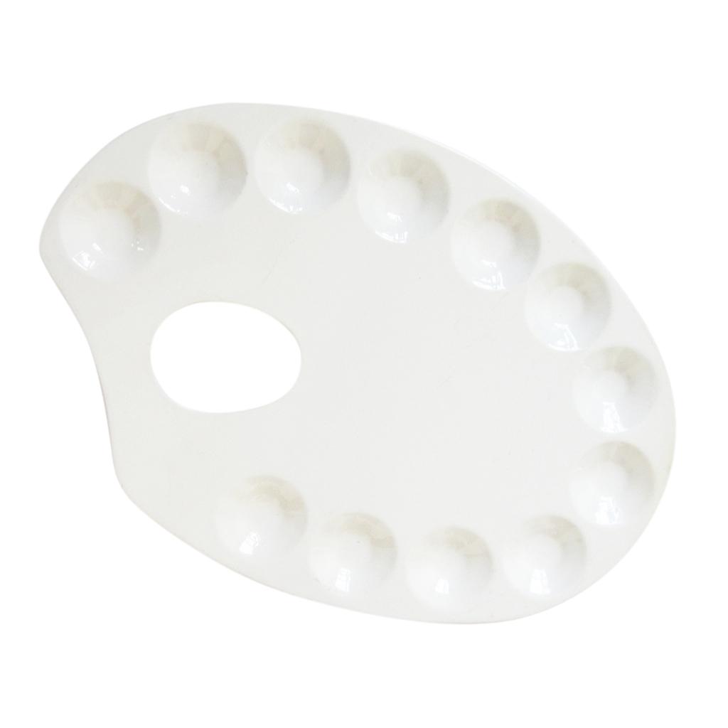 Hình Bầu Dục Kim Loại 12 Cũng Nghệ Sĩ Sơn Màu Nước Trộn Bảng Trang Điểm Khay