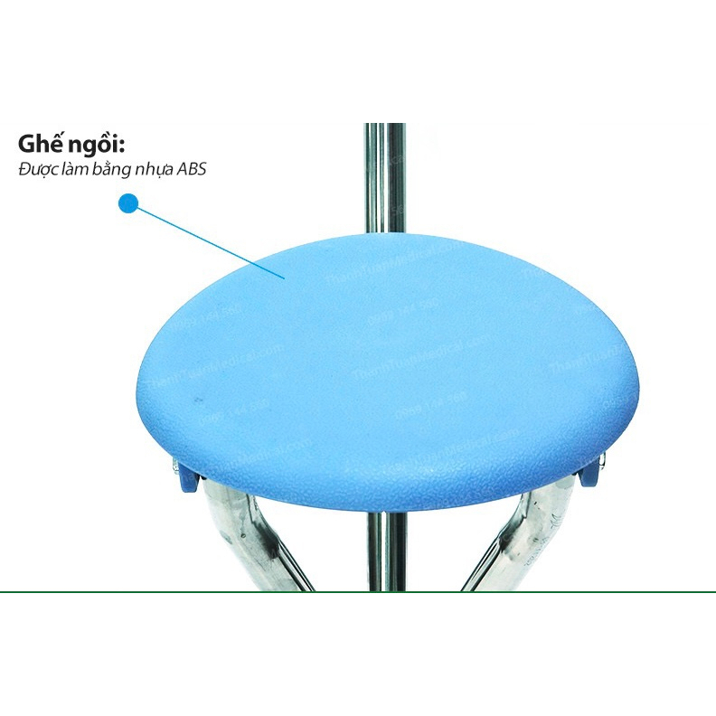 Gậy chống trượt có ghế ngồi cho người già