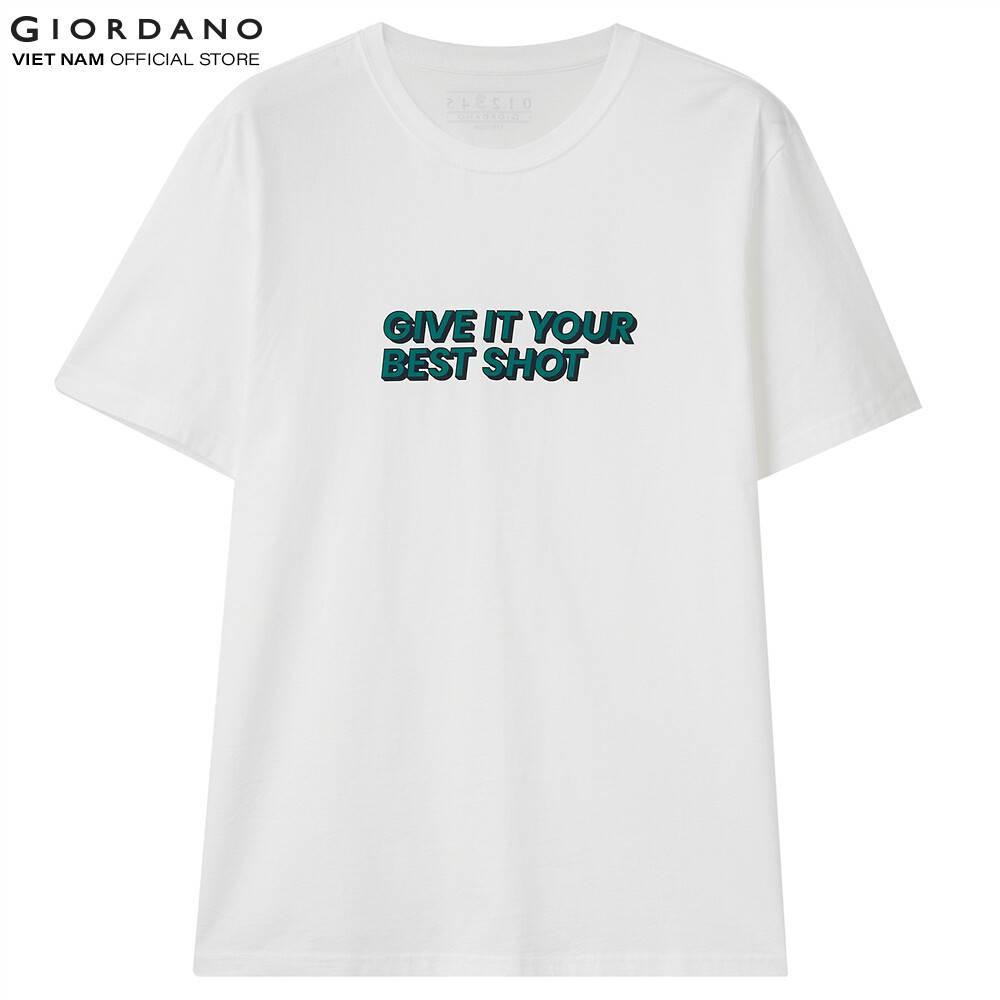 Áo Thun Ngắn Tay Cổ Tròn Nam Giordano Msg Printed Tee 01091208