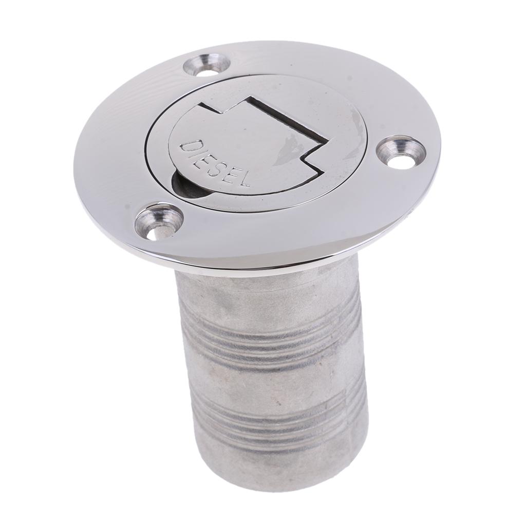 Hose Deck Filler for DIESEL 38mm Boat Filler 316 Grade Stainless Steel