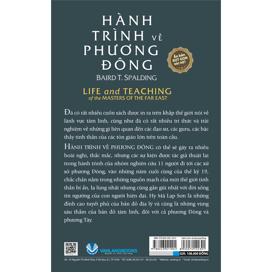 Hành Trình Về Phương Đông (Tái Bản 2020)