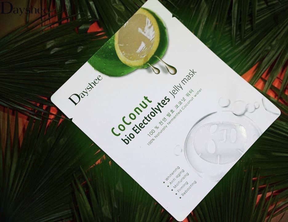 Dayshee Mặt Nạ Điện Giải Sinh Học Chiết Xuất Dừa - Coconut Bio Electronlytes Jelly Mask