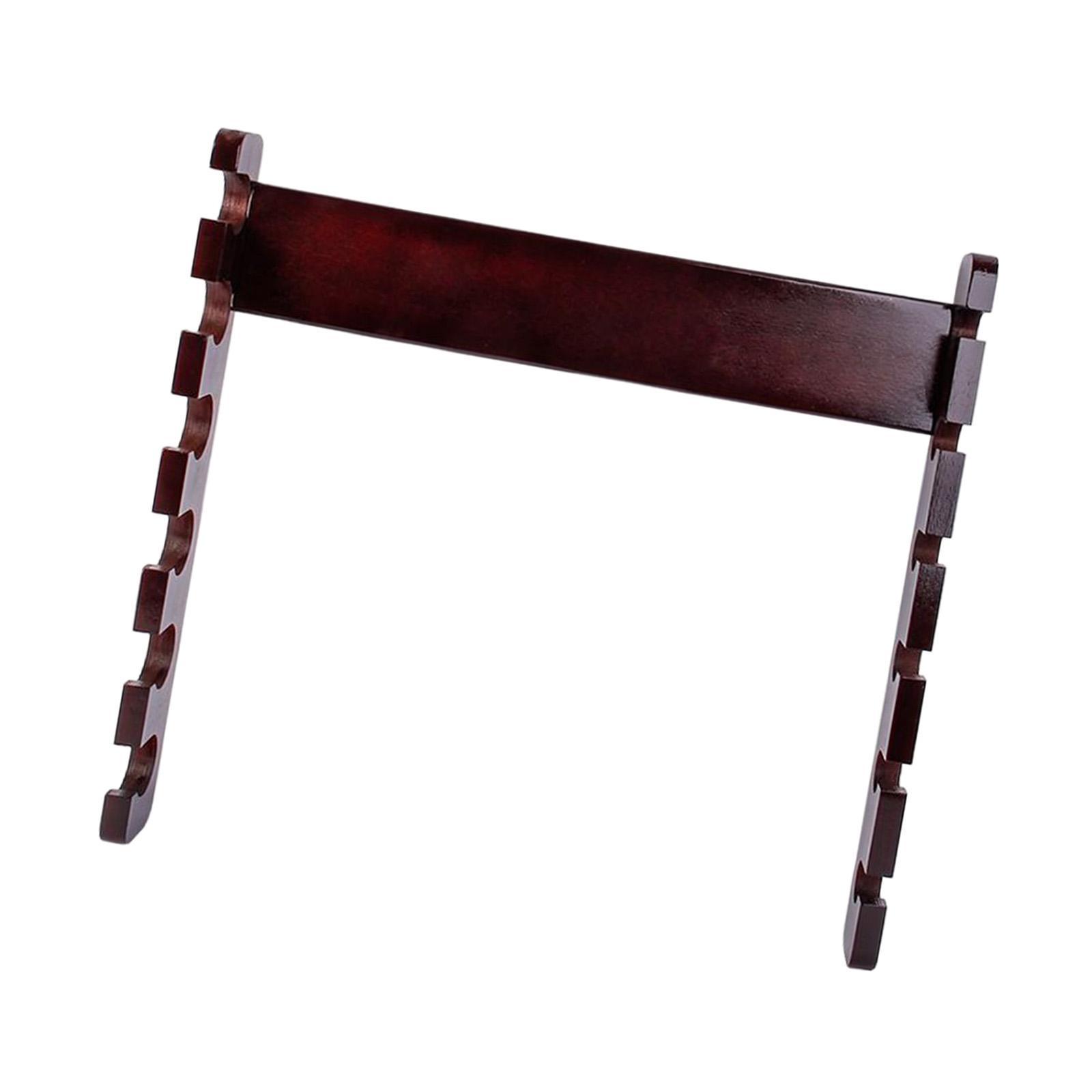 Fishing Rod Pole Holder, Fishing Rod Rack, Fishing Pole Wall Storage Stand, Wooden Fishing Rod Holder Holds 6 Rods Rod Storage Rack for Indoor