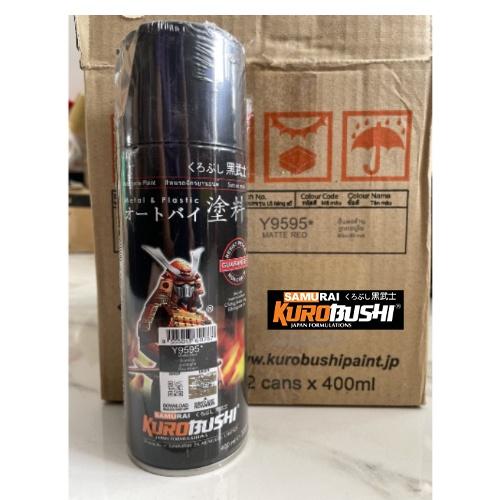 Sơn xịt Samurai Kurobushi -màu đỏ mờ Y9595 (400 ml)