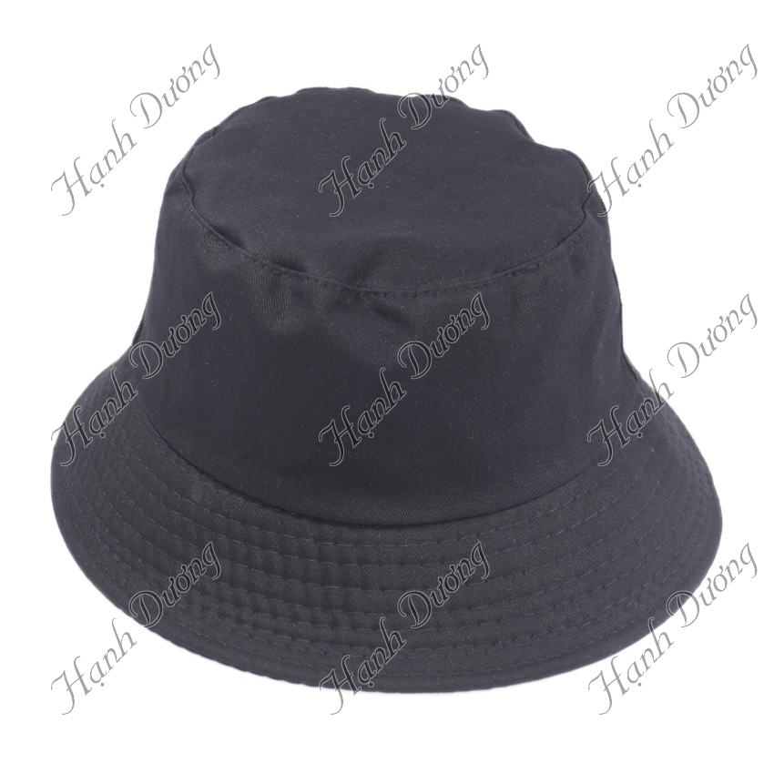 Mũ tai bèo nam nữ thêu mặt cười dễ thương, vành rộng chống nắng tốt, chất liệu vải mềm mại