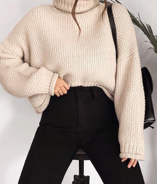 Quần jeans ôm co giãn cạp - hình shop chụp thật