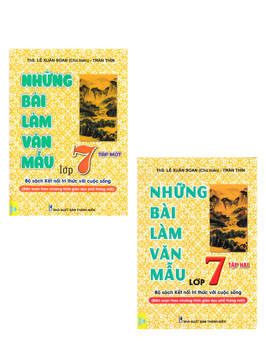 Combo Những Bài Làm Văn Mẫu Lớp 7 - Tập 1+ 2