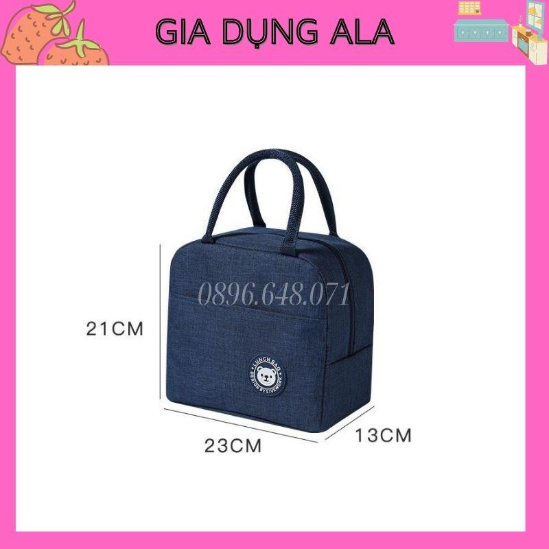 Túi Giữ Nhiệt Đựng Cơm Văn Phòng Mang Cơm, Túi Đựng Bình Nước Đồ Ăn Văn Phòng Tiện Lợi