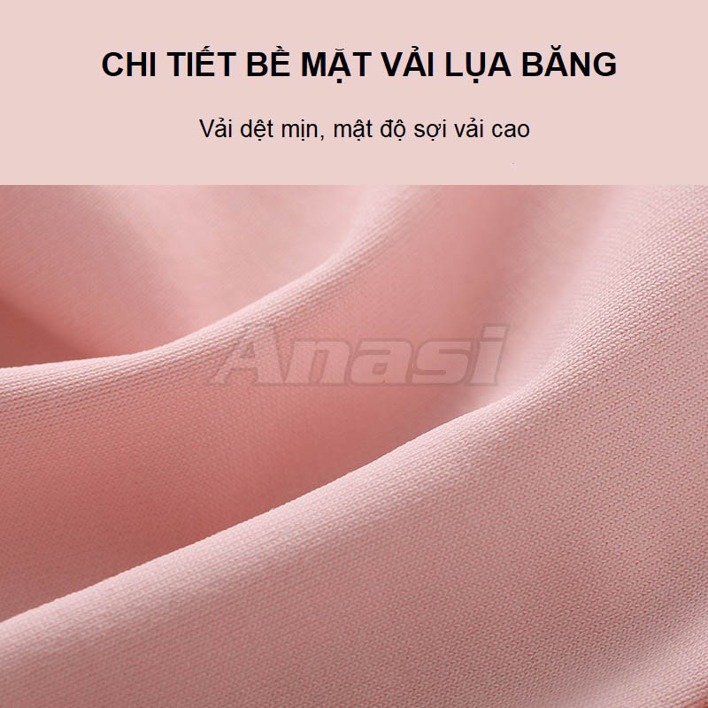 Găng tay chống nắng nữ Anasi AU113 - Lụa băng - Lật mở ngón tay dùng cảm ứng - Chống trượt