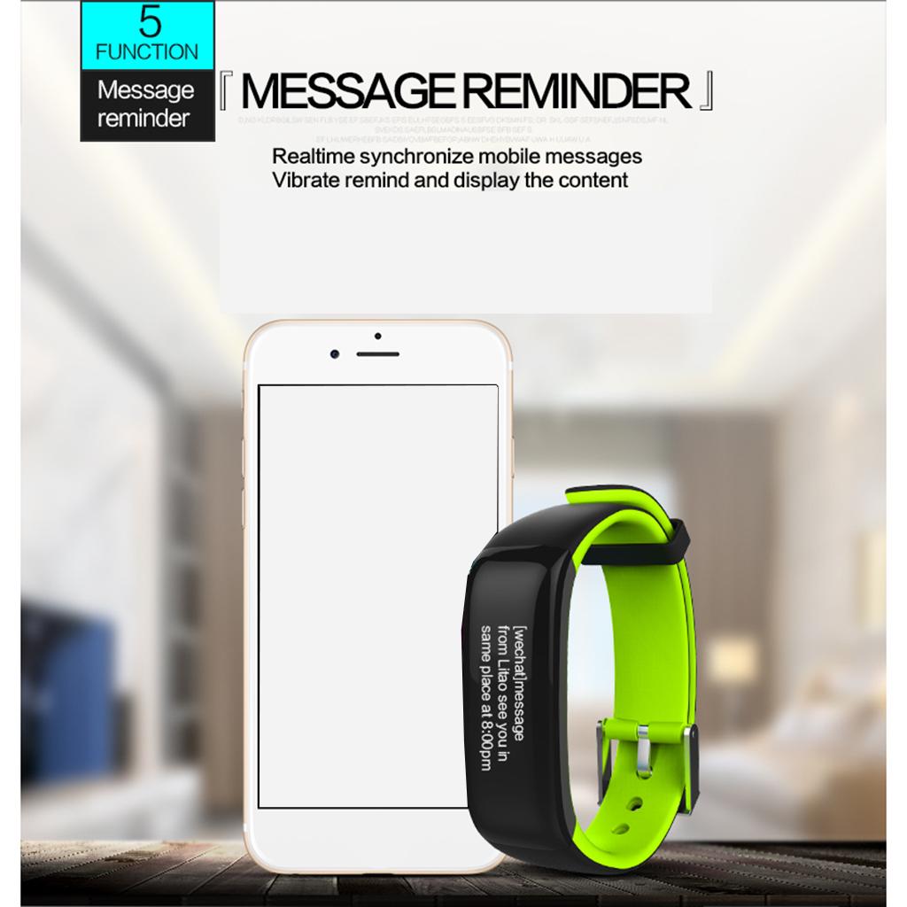P1 SmartWatch Sweatproof Smart Watch Bracelet for Android HTC Sony Samsung Google Pixel /Pixel and iPhone 5 5S 6 6 Plus 7 Smartphones