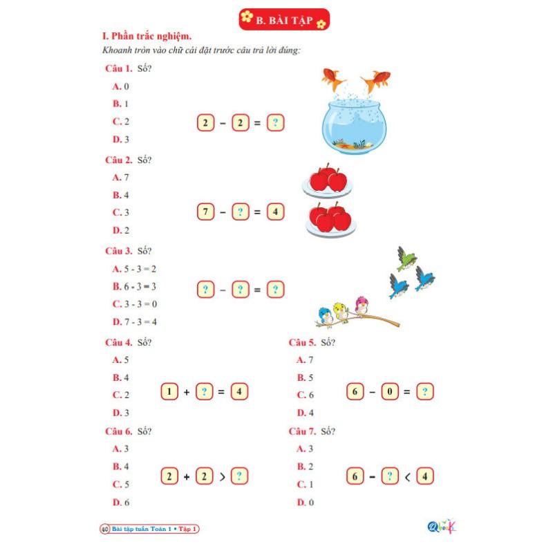 Sách - Bài Tập Tuần Toán 1 - Kết Nối Tri Thức Với Cuộc Sống - Tập 1
