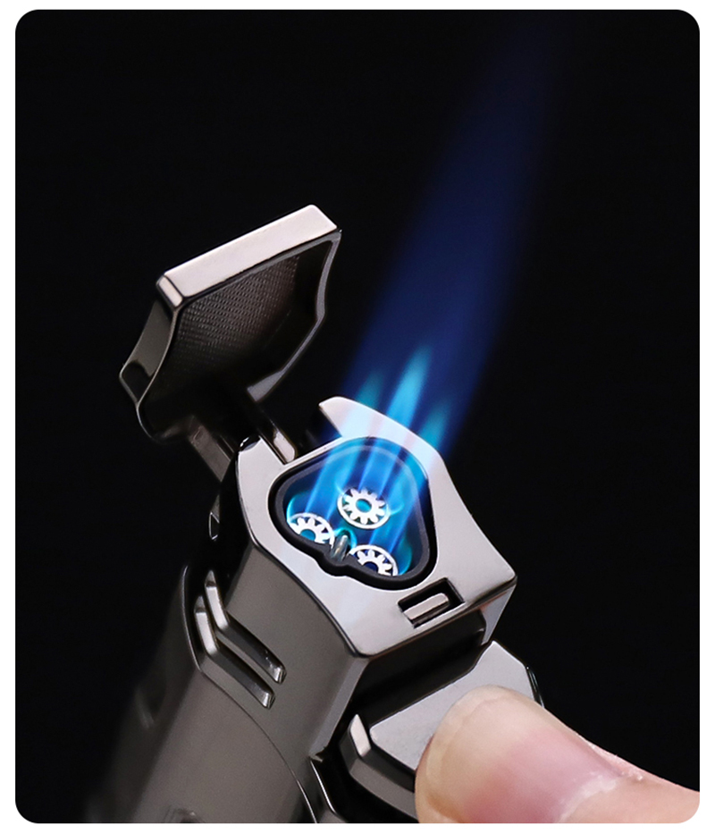 Vỏ Hột Quẹt Bật Lửa Gas Honest BCZ-758 Khò 3 Tia Cực Mạnh - Nhiều màu