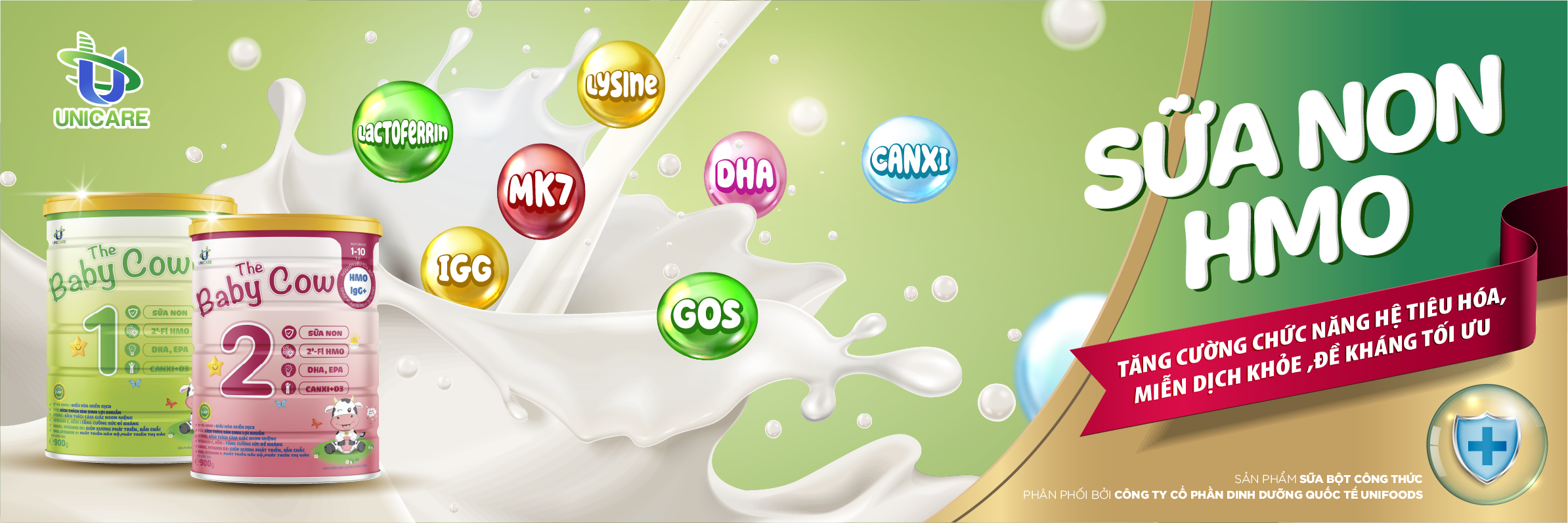 Combo 5 lon Sữa Non The Baby Cow 1