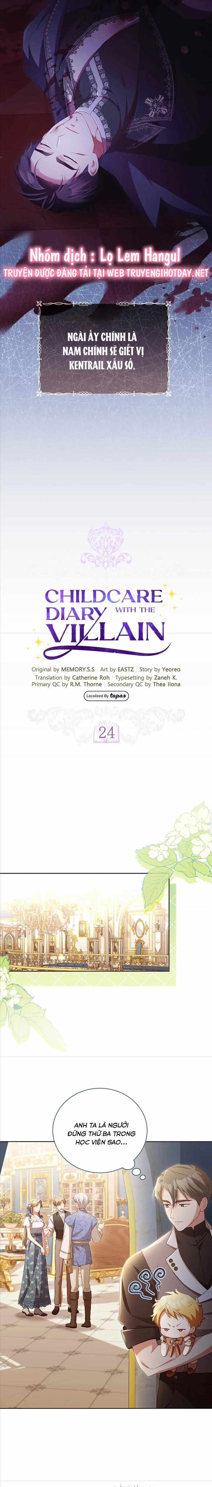 nhật ký chăm sóc đứa trẻ của nhân vật phản diện chapter 24 2