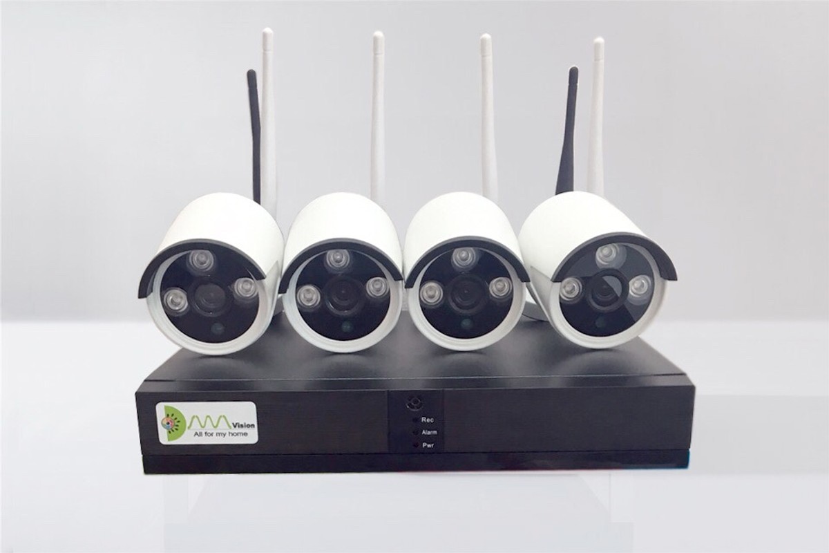 Bộ Camera Wifi NVR4200 Kit 4 mắt1080P_ tặng kèm ổ cứng 500G - Hàng chính hãng