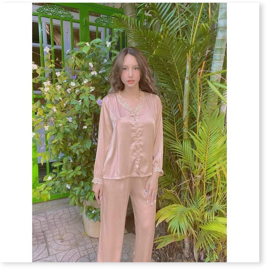 SET PIZAMA MẶC NHÀ NỮ SIÊU XINH , QUẦN DÀI ÁO DÀI SIÊU ĐẸP THỜI TRANG KING FASHION
