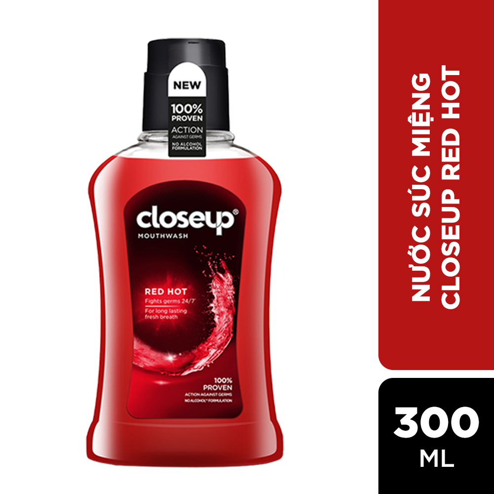 Nước súc miệng CloseUp Red Hot 300ml