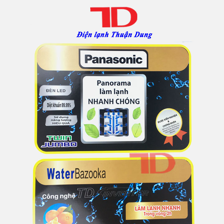 Tem dán tủ lạnh dùng cho Panasonic