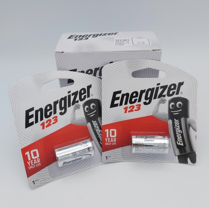 Pin CR123 Energizer Lithium 3V dùng cho máy ảnh (vỉ 1 viên) - Hàng chính hãng