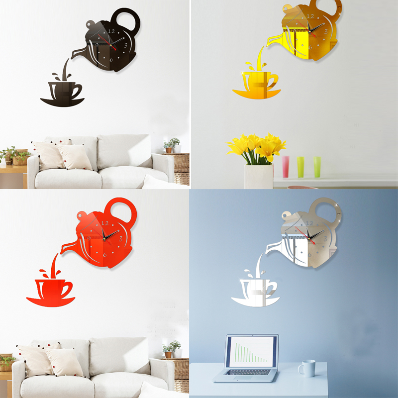 Đồng hồ treo tường 3D tự lắp ráp phong cách Châu Âu hiện đại đang HOT DH04 Đồng hồ số