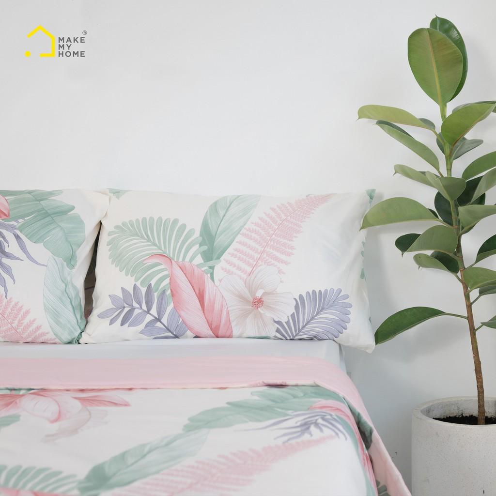 Cặp Vỏ Gối Nằm Trang Trí Họa Tiết Mềm Mại Make My Home Cotton