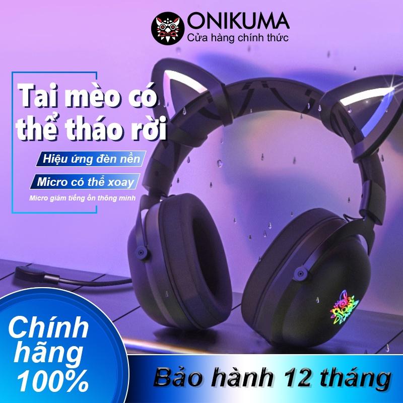 ONIKUMA X11 Tai Nghe Trùm Đầu Chơi Game Có Mic cho điện thoại / Pc / Ps4【Chính hãng】Bảo hành 2 năm [Hàng chính hãng]