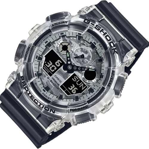 Đồng Hồ Casio G-Shock Nam Dây Nhựa GA-100SKC-1ADR