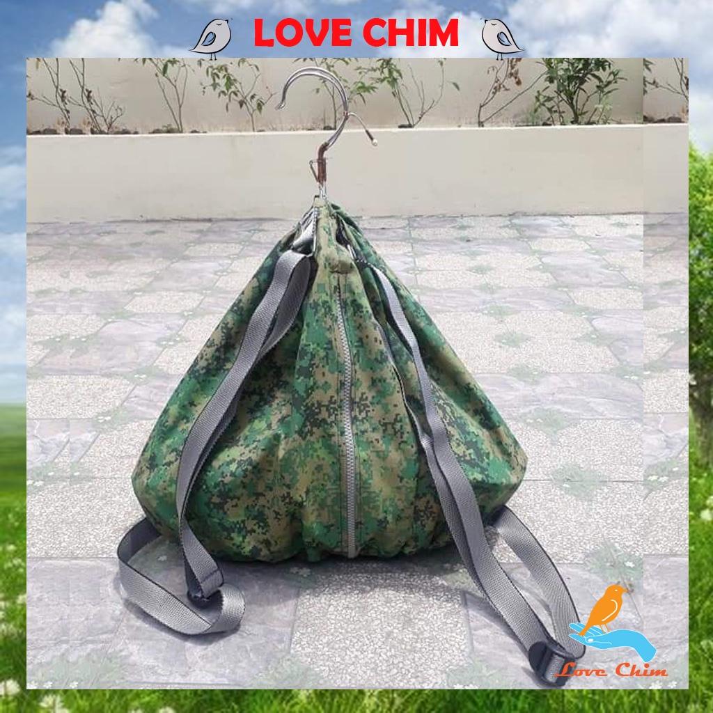 Balo lồng bẫy Chào Mào, Ba lô - áo lồng bẫy chim Chào Mào DABAMO, Phụ kiện lồng chim