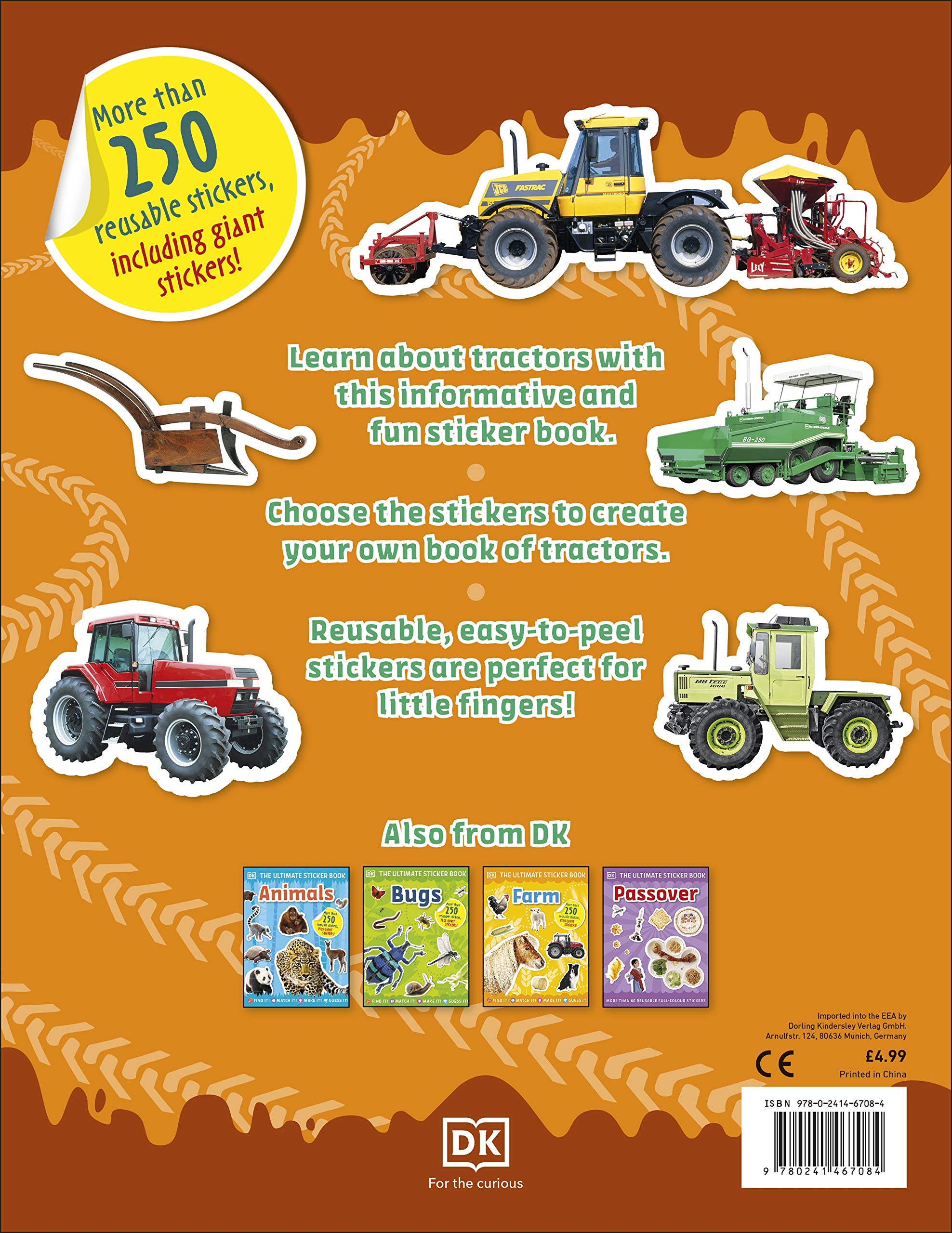 The Ultimate Sticker Book Tractor