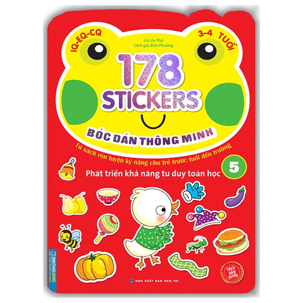 178 Stickers - Bóc Dán Thông Minh Phát Triển Khả Năng Tư Duy Toán Học - Tập 5