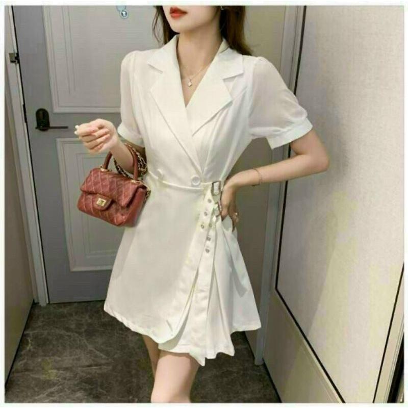 SÉT BỘ SHORT CỔ VEST KHÓA EO