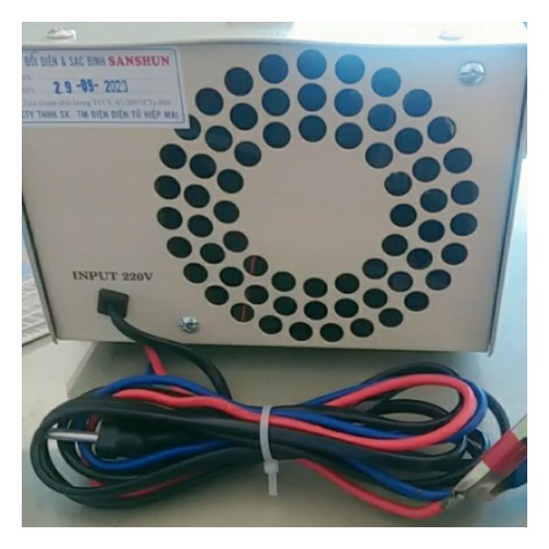 Sạc bình ắc quy 6V-12V 15A dùng cho ắc quy 60Ampe trở xuống