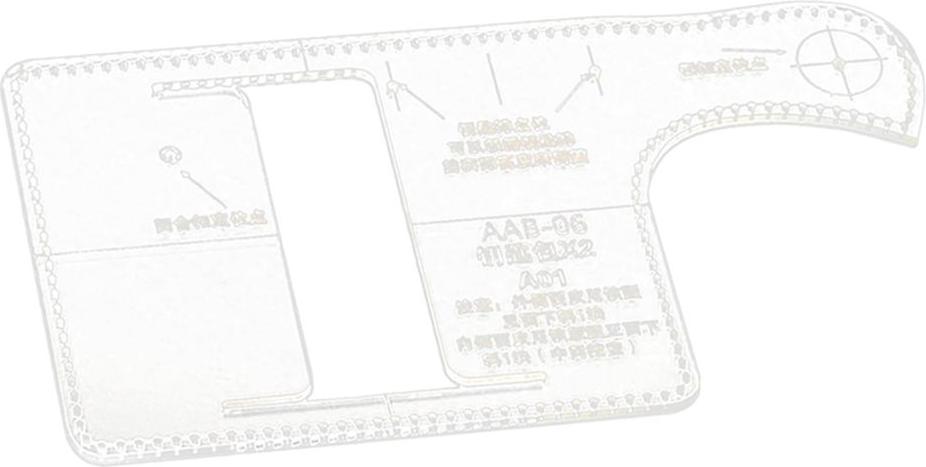 Chất Liệu Acrylic Hoa Văn Thủ Công Bản Mẫu Bao Da Chìa Khóa Thời Trang Họa Tiết Da Thủ Công