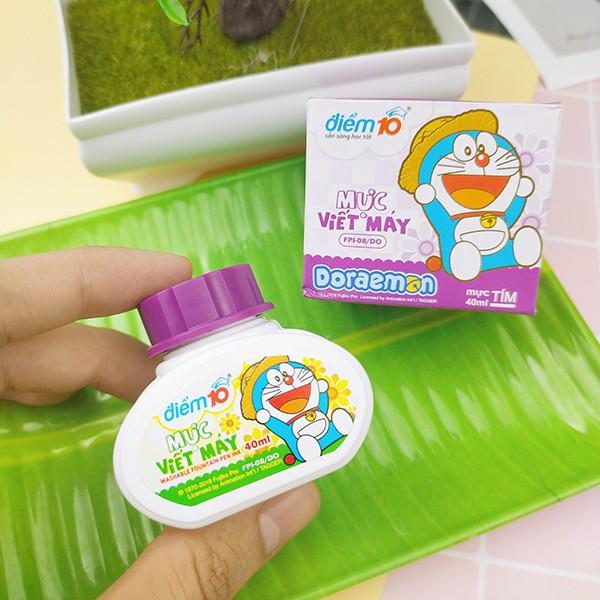 Mực viết máy màu tím Doraemon