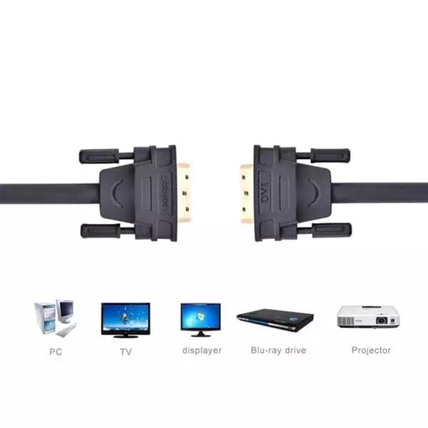 Ugreen UG11609DV101TK 10M màu Đen Cáp tín hiệu DVI 24 + 1 - HÀNG CHÍNH HÃNG