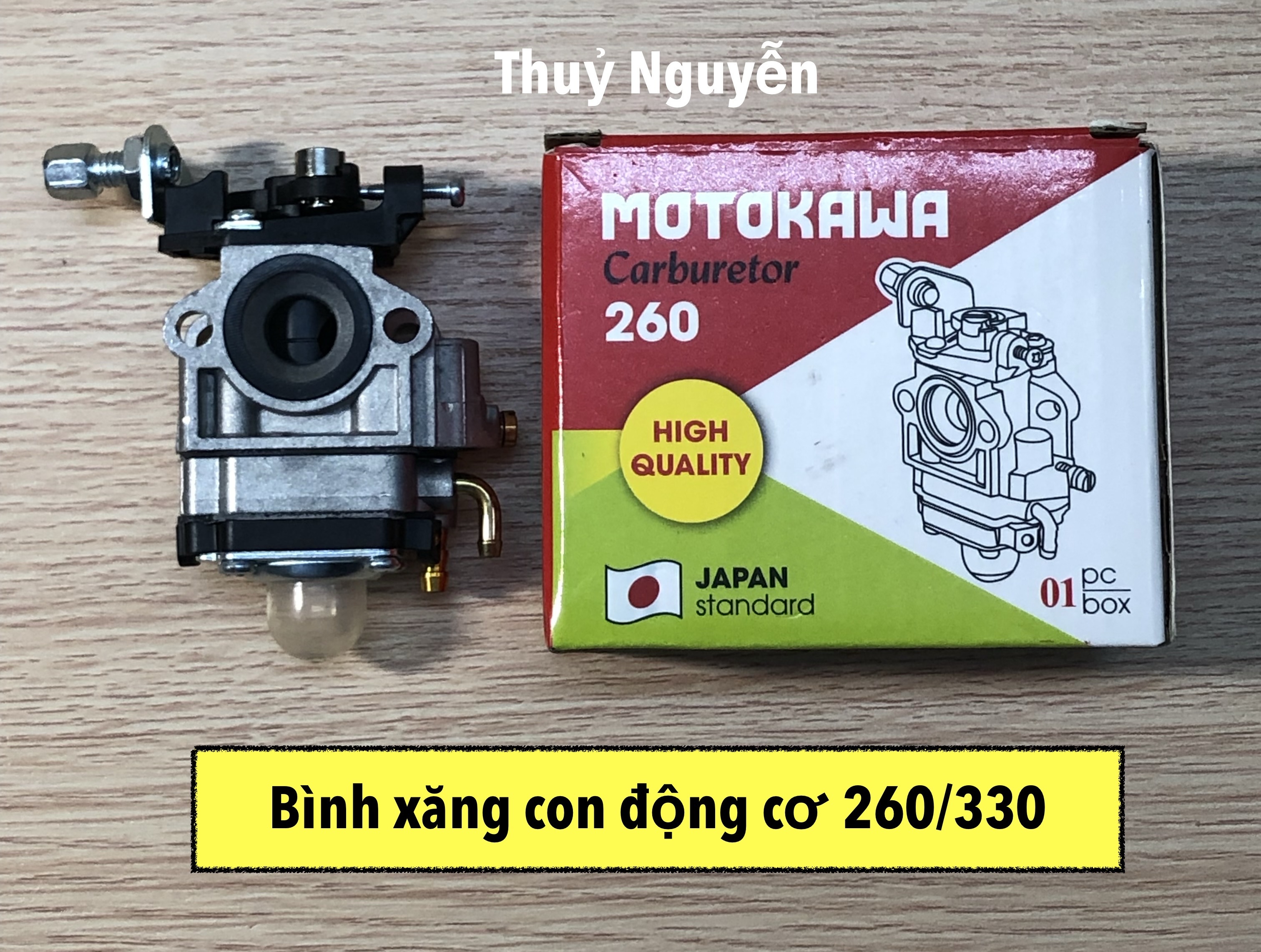 Bình xăng con (Bộ chế hoà khí) máy phát cỏ /cắt cỏ động cơ 4 thì /2 thì