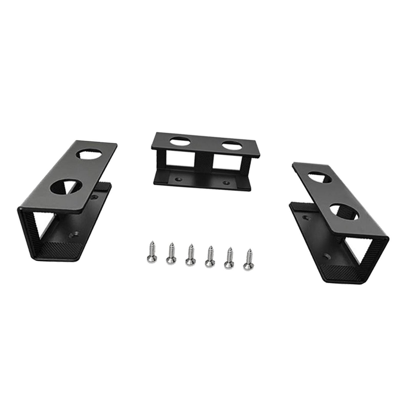 3x under Desk Laptop Mount Brackets Stand Set Heavy Duty Laptop Holder Mount
