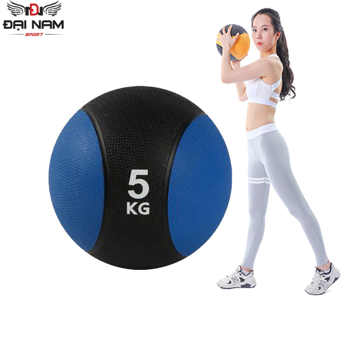 Bóng Tạ Tập Thể Lực,Tập Gym,Tập Yoga 5kg Chất Liệu Cao Su Đặc Hàng Nhập Khẩu Đại Nam Sport