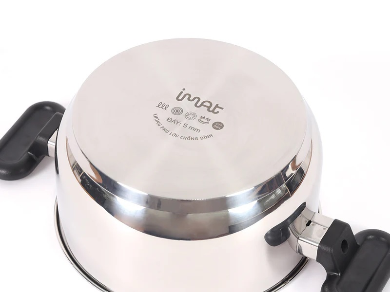 Bộ 5 nồi chảo iNox không chống dính
