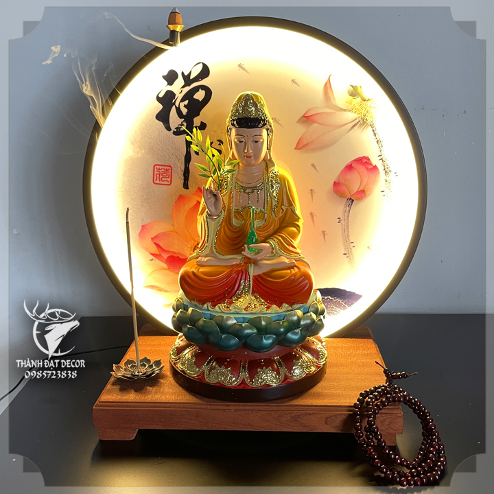 Tượng Quan Âm Bồ Tát , Phật Tổ Như Lai , Thích Ca Mâu Ni Phật , Chất Liệu Polyresin Size 30Cm , Tượng Thờ Cúng , Quà Tặng